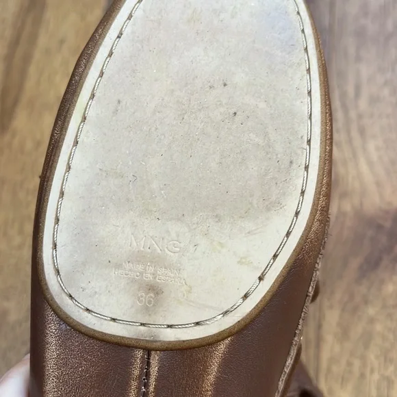 MNG Woman’s Leather Loafers Size 36/6 - Picture 6 of 7